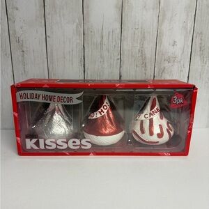 Hershey Kisses 3 Pack Christmas Holiday Home Decor NIB